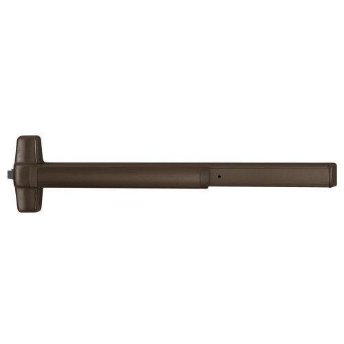 Von Duprin 98L-BE-06 3 313 LHR Grade 1 Rim Exit Device 36 Passage Function Hex Key Dogging 06 Lever with Blank Escutcheon 1-1/4 Mortise & Rim Dark Bronze Anodized Aluminum Finish Left-Hand Reverse