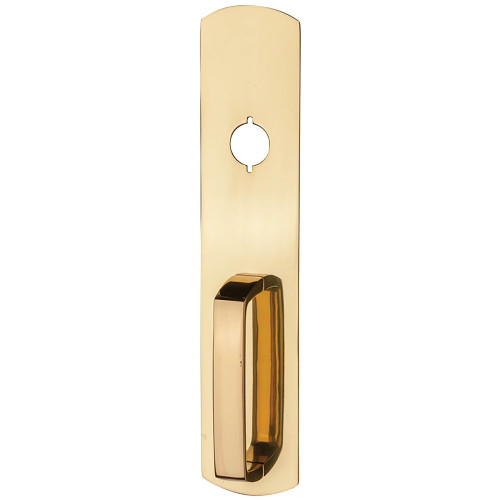 Von Duprin 990NL-R/V US4 Night Latch Pull Trim Rim/Vertical Rod Prep Satin Brass Finish