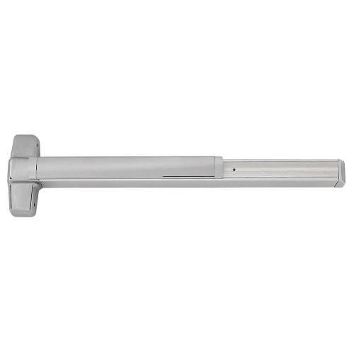 Von Duprin 9947WDCL-NL-07 3 26D RHR Grade 1 Concealed Vertical Rod Exit Bar for Wood Doors 36 Device Night Latch Function 07 Lever with Escutcheon Trim Hex Dogging Satin Chrome Finish Field Reversible