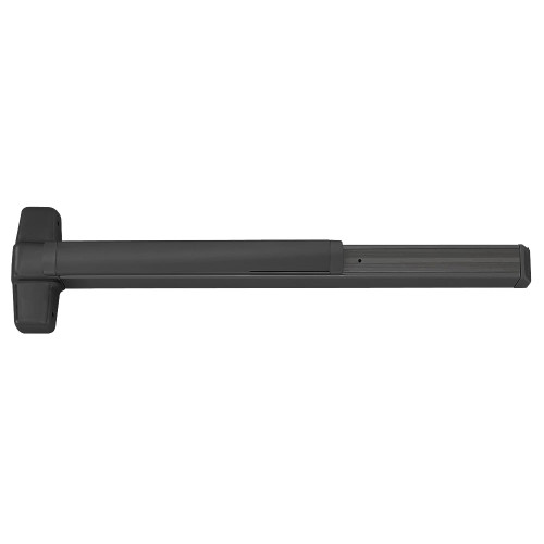 Von Duprin 9949EO 3 315 Grade 1 Concealed Vertical Cable Exit Bar 36 Device 82 to 96 Door Height Exit Only Hex Dogging Black Anodized Aluminum Finish Field Reversible