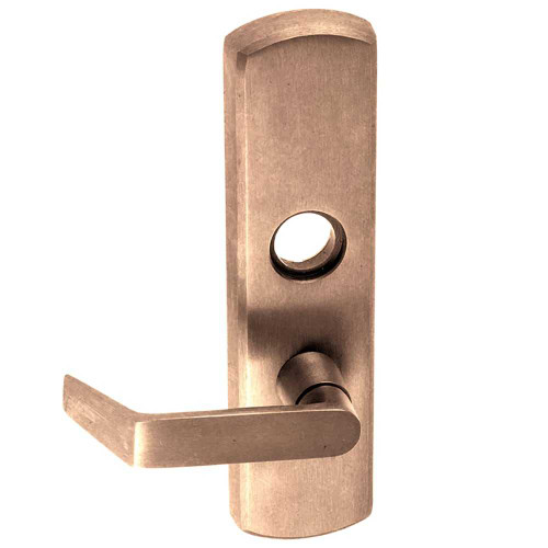 Von Duprin 996L-06-R/V US10 LHR Grade 1 Lever Trim Classroom Function Rim/Vertical Rod Prep 06 Lever with Escutcheon Satin Bronze Clear Coated Finish Left Hand Reverse 996L-06-R/V US10 LHR