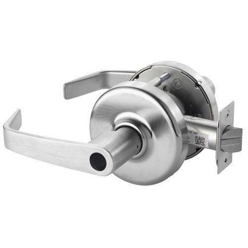 Corbin Russwin CL3375 NZD 626 LC Grade 1 Corridor/Dormitory Cylindrical Lock Newport Lever Conventional Less Cylinder Satin Chrome Finish Non-handed