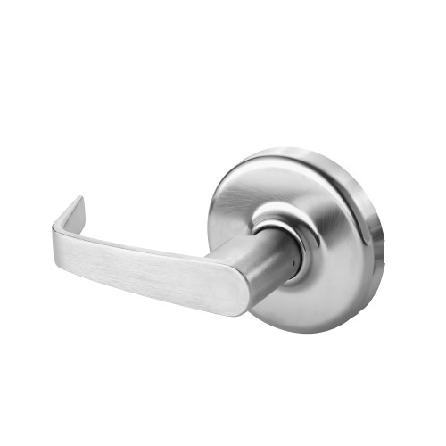 Corbin Russwin CL3350 NZD 626 Grade 1 Half Dummy Trim Cylindrical Lock Newport Lever Non-Keyed Satin Chrome Finish Non-handed CL3350 NZD 626