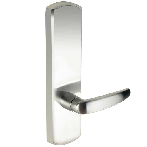 Von Duprin 996L-BE-07-M US26 LHR Grade 1 Lever Trim Passage Function Mortise Prep 07 Lever with Escutcheon Bright Chrome Finish Left Hand Reverse 996L-BE-07-M US26 LHR