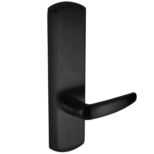 Von Duprin 996L-BE-07-R/V SPBLK LHR Grade 1 Lever Trim Passage Function Rim/Vertical Rod Prep 07 Lever with Escutcheon Black Painted Finish Left Hand Reverse 996L-BE-07-R/V SPBLK LHR