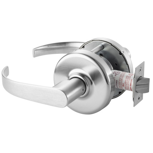 Corbin Russwin CL3320 PZD 626 Grade 1 Privacy Cylindrical Lock Princeton Lever Non-Keyed Satin Chrome Finish Non-handed