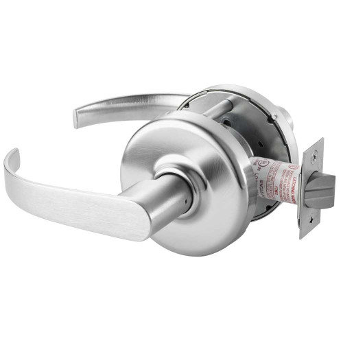 Corbin Russwin CL3320 PZD 626 Grade 1 Privacy Cylindrical Lock Princeton Lever Non-Keyed Satin Chrome Finish Non-handed CL3320 PZD 626
