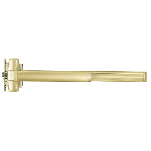 Von Duprin 9975L-07 3 US4 LHR Grade 1 Mortise Exit Bar 36 Device Classroom Function 07 Lever with Escutcheon Trim Hex Dogging Satin Brass Finish Field Reversible