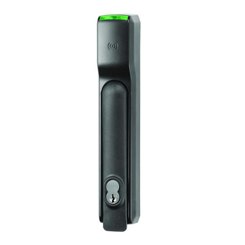 HES KS200-S-IPV075-B-K1 Integrated Wired Wiegand Server Cabinet Lock with Medeco X4 SFIC Core with 2 Keys 1 Control 1 User and HID SE PIV-I 75 Bit Card Reader HID NFC Mobile Access Enabled KS200-S-IPV075-B-K1