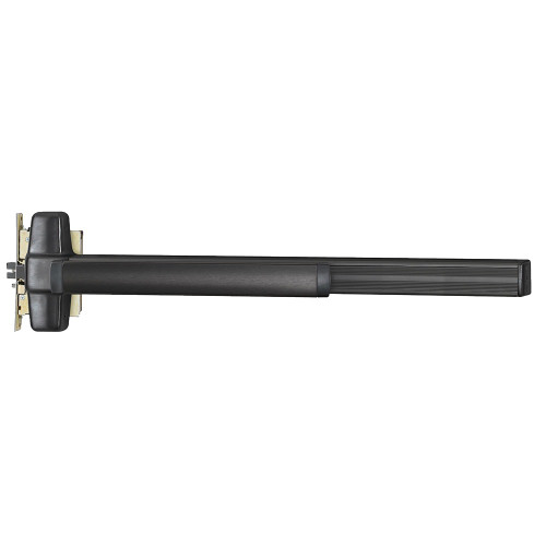 Von Duprin 9975L-NL-06-F 3 315 LHR Grade 1 Mortise Exit Bar 36 Device Fire Rated Night Latch Function 06 Lever with Escutcheon Trim Less Dogging Black Anodized Aluminum Finish Field Reversible