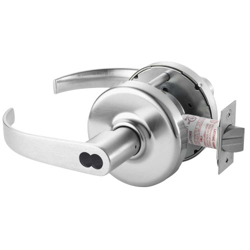 Corbin Russwin CL3332 PZD 626 M08 Grade 1 Institutional/Utility Cylindrical Lock Princeton Lever SFIC Less Core Satin Chrome Finish Non-handed CL3332 PZD 626 M08
