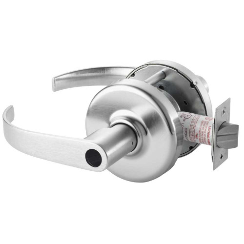 Corbin Russwin CL3362 PZD 626 LC Grade 1 Communicating Cylindrical Lock Princeton Lever Conventional Less Cylinder Satin Chrome Finish Non-handed CL3362 PZD 626 LC