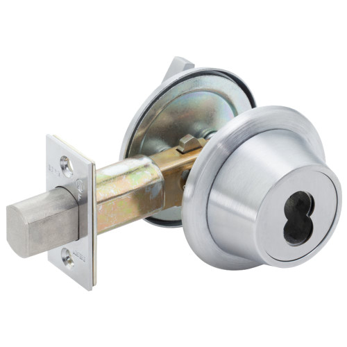 BEST 8T37SSTK626 T Series Tubular Deadbolt 2-3/4 Backset 7-Pin Housing; Single-Keyed x Classroom Standard Deadbolt Satin Chrome