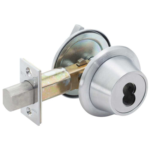 BEST 8T37SSTK626 T Series Tubular Deadbolt 2-3/4 Backset 7-Pin Housing; Single-Keyed x Classroom Standard Deadbolt Satin Chrome 8T37SSTK626