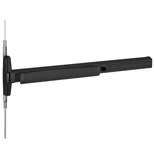 Von Duprin CD3347AEO 3 315 Grade 1 Concealed Vertical Rod Exit Device Narrow Stile Pushpad Exit Only Less Trim 36 Cylinder Dogging Black Anodized Aluminum Finish Non-Handed CD3347AEO 3 315