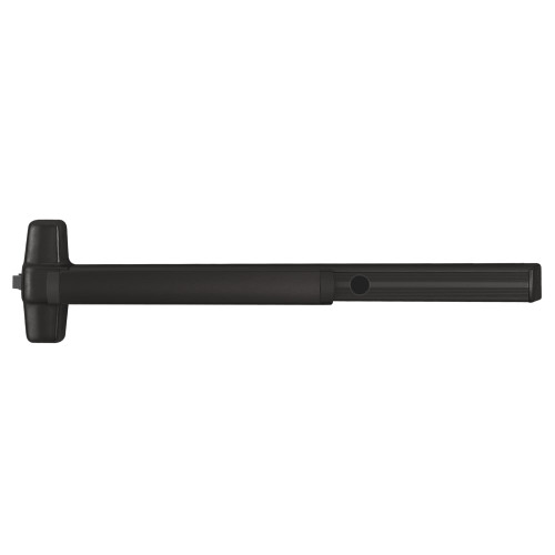 Von Duprin CD99EO 3 315 Grade 1 Rim Exit Bar Wide Stile Pushpad 36 Device Exit Only Less Trim Cylinder Dogging Black Anodized Aluminum Finish Non-handed