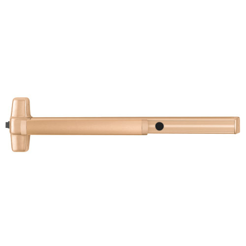Von Duprin CD99EO 3 US10 Grade 1 Rim Exit Bar Wide Stile Pushpad 36 Device Exit Only Less Trim Cylinder Dogging Satin Bronze Clear Coated Finish Non-handed