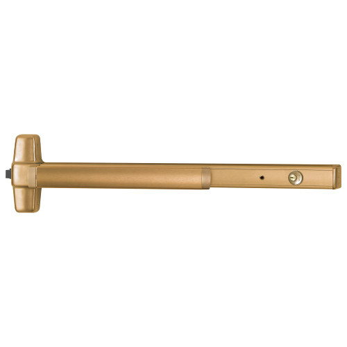 Von Duprin CXA98EO 3 10 Grade 1 Delayed Egress Exit Device 36 Length Exit Only Less Dogging Delayed Egress Satin Bronze Clear Coated Finish Non-Handed