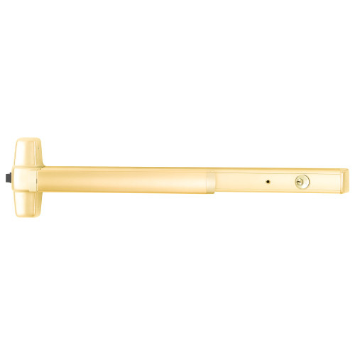 Von Duprin CXA98EO 3 3 Grade 1 Delayed Egress Exit Device 36 Length Exit Only Less Dogging Delayed Egress Bright Brass Finish Non-Handed CXA98EO 3 3