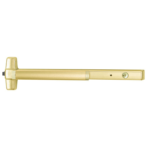 Von Duprin CXA98EO 3 4 Grade 1 Delayed Egress Exit Device 36 Length Exit Only Less Dogging Delayed Egress Satin Brass Finish Non-Handed