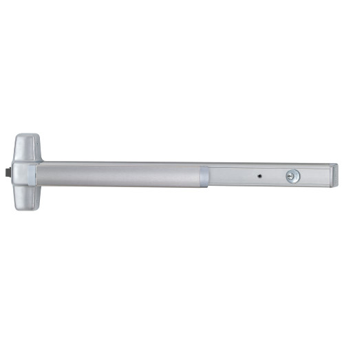 Von Duprin CXA98EO-F 3 28 Grade 1 Delayed Egress Exit Device 36 Length Fire Rated Exit Only Less Dogging Delayed Egress Fire Rated Device Satin Aluminum Clear Anodized Finish Non-Handed