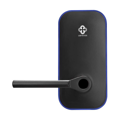 CENTRIOS CEB100-TB-BSP-LC Grade 1 Smart Bluetooth Cylindrical Lock Less Keypad Taylor Bay Design Key-in Lever Less Cylinder Black Suede Powder Coat Finish CEB100-TB-BSP-LC