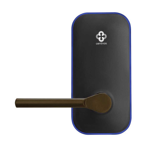 CENTRIOS CEB102-TB-613 Grade 1 Smart Bluetooth Cylindrical Lock Less Keypad Taylor Bay Design Lever Non-Keyed Bronze Finish CEB102-TB-613