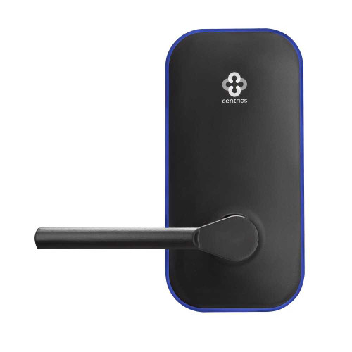 CENTRIOS CEB102-TB-BSP Grade 1 Smart Bluetooth Cylindrical Lock Less Keypad Taylor Bay Design Lever Non-Keyed Black Suede Powder Coat Finish CEB102-TB-BSP