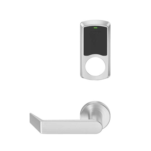 Schlage Electronics LEMD-GRW L 06 626 00A RH Commercial Grade 1 Matte Silver Electronic Lock with Wi-Fi and Credential Compatibility LEMD-GRW L 06 626 00A RH