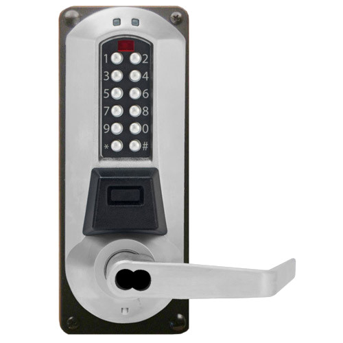DormaKaba E5710MWL-626-41 Prox Exit Trim with 3,000 Access Codes and Satin Chrome Finish