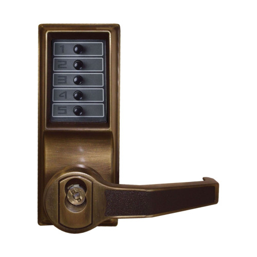 DormaKaba LR1076B-05-41 Matte Brass Mechanical Pushbutton Lock * Heavy-Duty, Fire-Rated, ADA Compliant