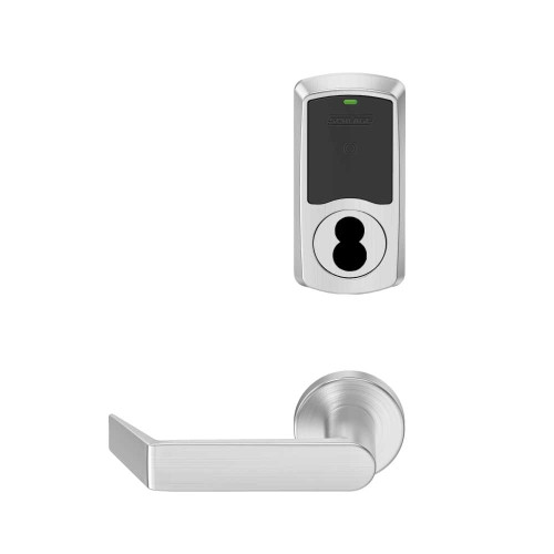 Schlage Electronics LEBMD-GRW B 06 626 00A RH Commercial Grade 2 Matte Silver Electronic Lock LEBMD-GRW B 06 626 00A RH