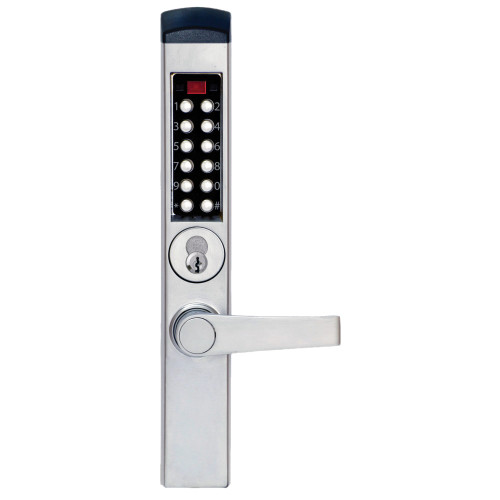 DormaKaba E3765BNL-626-41 E-Plex 3000 Access Control Lock with Matte Silver Finish