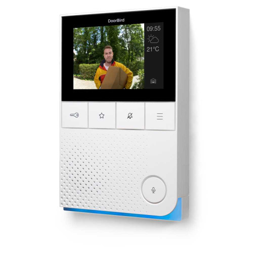 DoorBird A1101-W Indoor IP Video Door Station with White Finish * Smart Home Security and Visitor Communication A1101-W