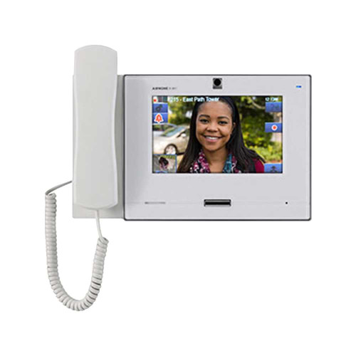 Aiphone IX-MV7-HW-JP Intercom System with Video Entry and Security Features IX-MV7-HW-JP