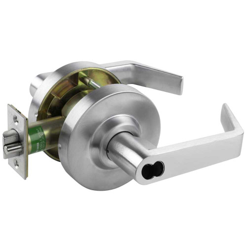 Arrow MLX81-SR-26D-IC Grade 2 Commercial Lockset with Free Wheeling Lever in Matte Silver Finish MLX81-SR-26D-IC