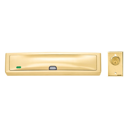Securitron DEM680E-605 Polished Brass Electric Strike for Commercial Doors