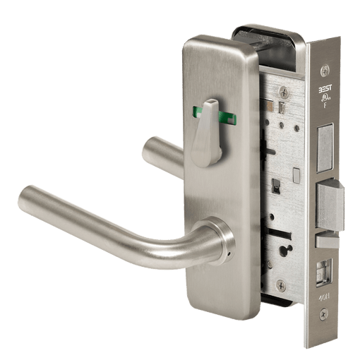 BEST 45H Series Mortise Lock with Matte Silver Finish – Grade 1 Commercial Security