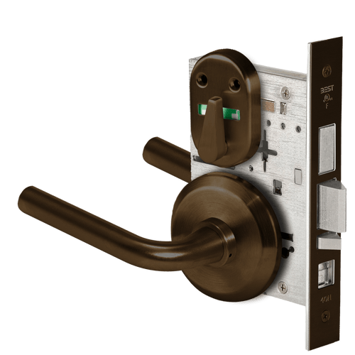 BEST 45H Series Mortise Lock with Dark Bronze Finish – Grade 1 Commercial Security