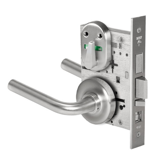 BEST 45H Series Mortise Lock with Grade 1 Security and Matte Silver Finish