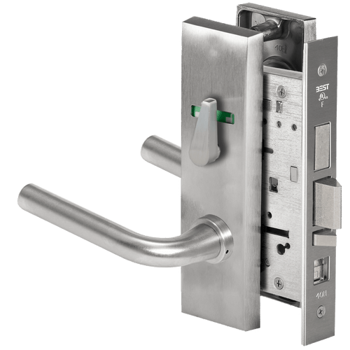 BEST 45H Series Grade 1 Mortise Lock with Matte Silver Finish (Part Number 45H7AB12M626VIT)