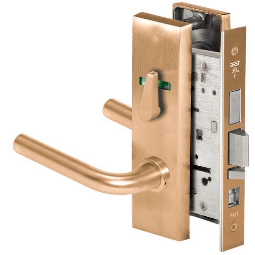 BEST 45H Series Mortise Lock with Matte Bronze Finish – Grade 1 Commercial Security
