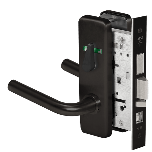 BEST 45H Series Mortise Lock with Grade 1 Security and Black Finish (Part Number 45H7AB12J622VIT) 45H7AB12J622VIT