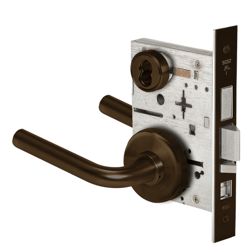 BEST 45H Series Mortise Lock with Dark Bronze Finish – Grade 1 Commercial Security
