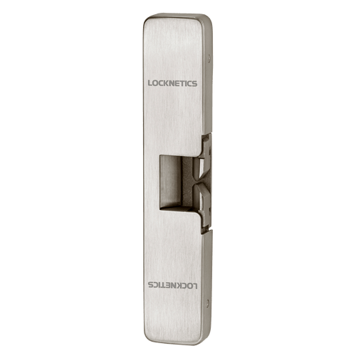 Locknetics RS310-LBM-US32D Surface Mounted Electric Rim Strike with Matte Silver Finish