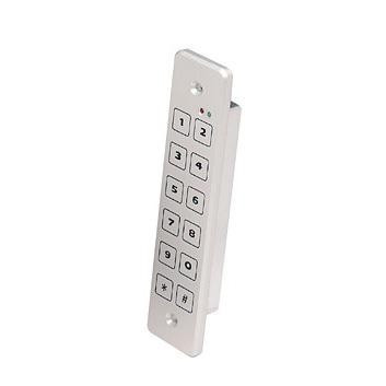 Dortronics 8160XNSXINT 8100 Series Keypad Access Control, Integrated Unit with On-Board Electronics, 200 Active User Codes, Waterproof/Vandal Resistant, Narrow Stile