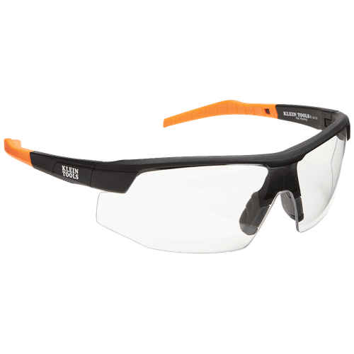 Klein Tools 60159 Safety Glasses, Black Polycarbonate and Nylon Frame 60159