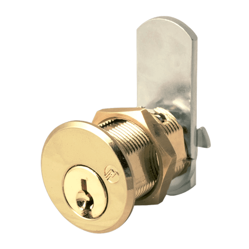 Olympus DCN1 US3 MK Grade 1 Commercial Cam Lock, Bright Brass, Master Keyed DCN1 US3 MK