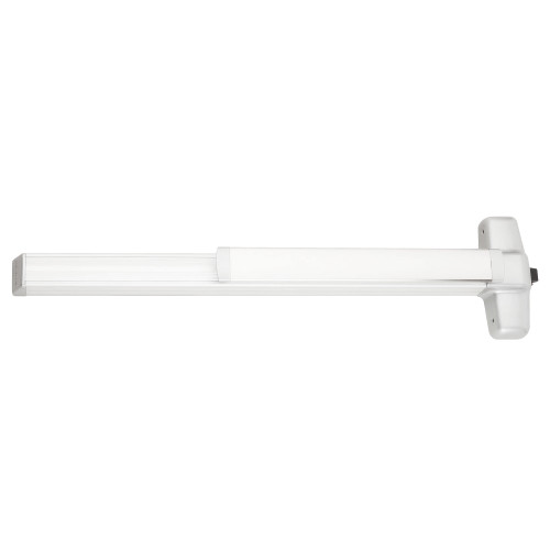 Von Duprin EL99EO 4 US26 Grade 1 Rim Exit Bar Wide Stile Pushpad 48 Device Exit Only Less Trim Electric Latch Retraction Less Dogging Bright Chrome Finish Non-handed EL99EO 4 US26