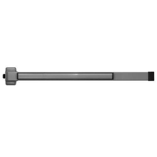 Von Duprin LD22EO 4 689 Grade 1 Rim Exit Bar 48 Device Exit Only Less Dogging Aluminum Painted Finish Field Reversible LD22EO 4 689
